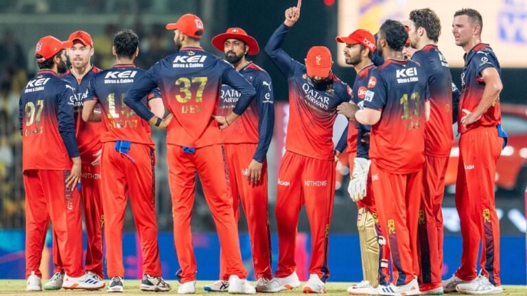 IPL team huddle showing balanced squad preparation before a league match