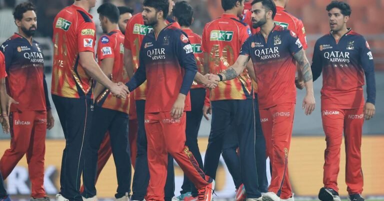 IPL team looking fatigued during a late-season league match