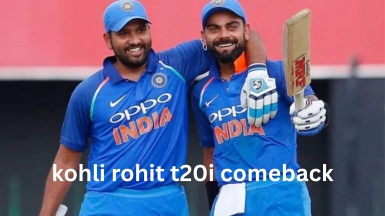 Virat Kohli and Rohit Sharma discussing during IPL match