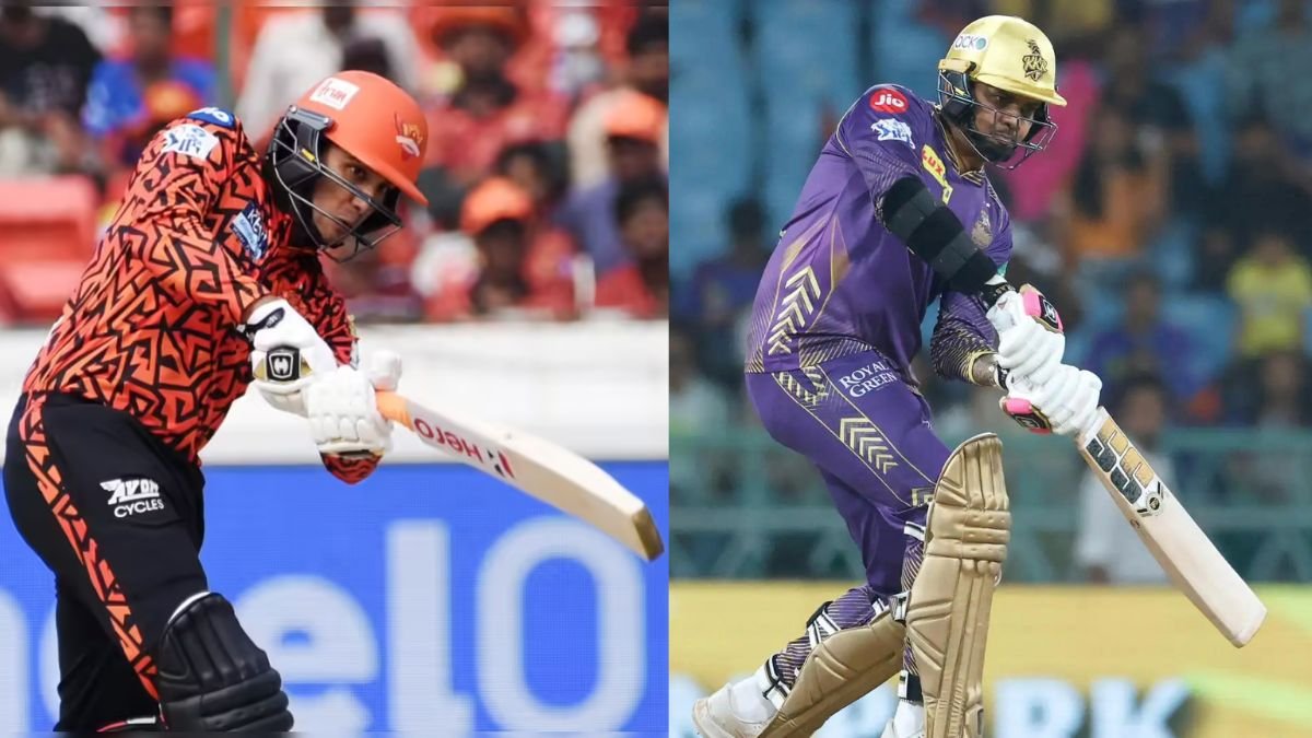 Opening batter attacking during powerplay overs in IPL match