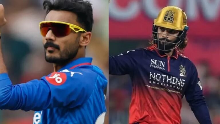Delhi Capitals players looking under pressure during DC vs RCB IPL 2026 match showing possible losing moments